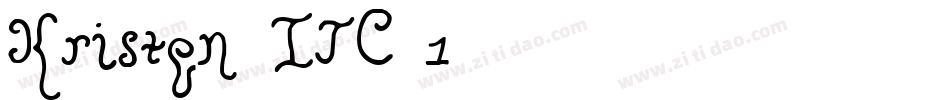 Kristen ITC(1)字体转换